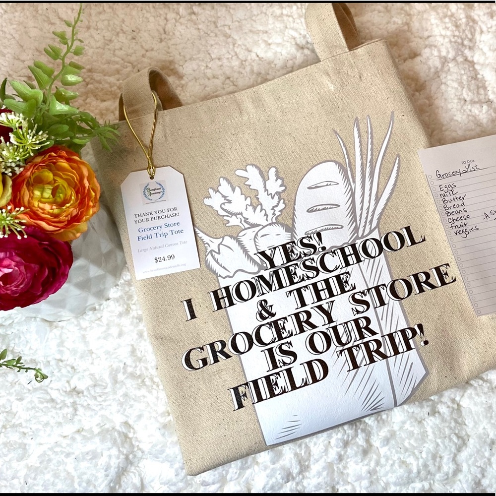 Grocery Store Field Trip Canvas Shopping Tote Bag